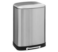 5 five simply smart 5Five - Pattumiera da cucina Ariane 50L in acciaio inox - Secchio e maniglia posteriore rimovibili - Chiusura silenziosa