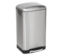 5 five simply smart 5Five - Pattumiera da cucina Ariane da 20 litri in acciaio inox - Secchio e maniglia posteriore rimovibili - Chiusura silenziosa
