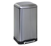 5five - cestino a pedale 30l ariane in acciaio inox