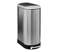 5 five simply smart 5Five - Pattumiera da cucina Ariane Slim 30L in acciaio inox - Secchio e maniglia posteriore rimovibili - Chiusura ammortizzata - Pattumiera ideale per piccoli spazi