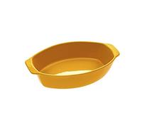 5 five simply smart 5five - piatto ovale 37x21cm ceramic giallo