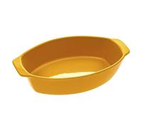 5 five simply smart 5five - piatto ovale 39x24cm ceramic giallo