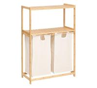 5 five simply smart 5five - scaffale tidy box con 2 sacchi per biancheria in bambù marrone 72x33cm