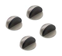 5 five simply smart 5five - Set di 4 fermaporte Adesivi Color Argento