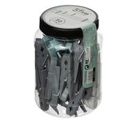 5 five simply smart 5five - set di 50 mollette per abiti in plastica