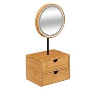 5 five simply smart 5five - specchio organizzatore a led in bambù da 16 cm