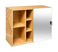 5 five simply smart 5five - specchio scorrevole bath n modul in bambù