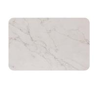 5 five simply smart 5five - tappeto in diatomite effetto marmo bianco lea 39x60cm