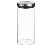 5 five simply smart 5five - vaso in vetro con coperchio in acciaio inox hermet 1,3l
