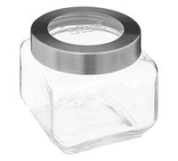 5 five simply smart 5five - vaso in vetro con coperchio in acciaio miro 0,8l