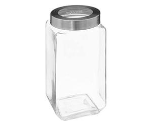 5 five simply smart 5five - vaso in vetro con coperchio in acciaio miro 2l