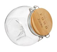 5 five simply smart 5five - vaso in vetro con coperchio in pino wording 1,6l