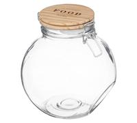 5 five simply smart 5five - vaso in vetro con coperchio in pino wording 2,2l