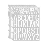 5 fogli di adesivi a forma di lettere dell'alfabeto, adesivi per album dei ricordi, lettere dell'alfabeto, per telefono, computer portatile, diari colorati