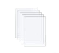 5 fogli di plastica acrilica trasparente, spessore 1 mm, pannelli trasparenti per cornici, sostituzione del vetro, stampa artistica, pittura, progetti di esposizione (10 x 15 cm)