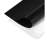 5 Fogli Di Plastica Satinata A4, 210x297 Mm, Spessore 0,3-2 Mm, Bifacciali Bianco/nero, Impermeabili E Ad Alta Resistenza For Modelli, Realizzazione Di Guarnizioni(Black,210x297x0.3mm)