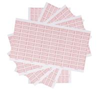 5 Fogli Etichette di Garanzia Antimanomissione in Carta, 5 Sigilli | Si Annulla alla Rimozione, Testo e Simboli Leggibili, per Scatole di Cartone e Superfici Metalliche