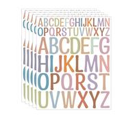 5 fogli Lettera Adesivi decorativi Scrittura Alfabeti Ricompensa Etichetta Decorativa Alfabeti Journal Decal
