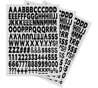 5 Fogli Scritte Termoadesive, Lettere e Numeri Termoadesivi per Abbigliamento, Lettere Trasferibili Nero, A-Z Lettere Termoadesive per Tessuti e Numeri Adesivi per Maglie da Calcio Basket T-shirt