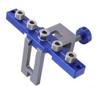 5 fori Cabinet Alluminio Jig 10mm Guide Locator Avere Precisione 8mm Drill Pocket Hole Dimensioni per 6mm Lavorazione Doweling Making