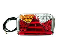 5-functional LED Luce Posteriore SX Rimorchio Trailer Ruolotte Camion 12V 24V E9