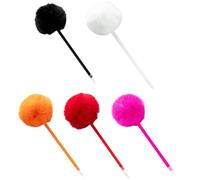 5 Furry Ballpoint Penna Calza Natale Filler Festa Per Feste Natale La Scrittura Adulti Journaling Doodling Ballpoint Pen