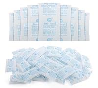 5 g x 60 Pezzi Silica Gel Bustine, Bustine Anti Umidità, Silica Gel Riutilizzabili, Sacchetto di Essiccante Umidità Assorbitore Deumidificatore per Cassetti Scarpe, Armadi