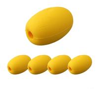 5 galleggianti in EVA con corda elastica per piscina e marcatura della rete, utilizzati nella pesca commerciale (96 x 145 x 20 mm)