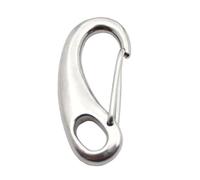 5 ganci a molla in acciaio inox a forma di uova, moschettone per cintura, gancio di fissaggio a sgancio rapido, per escursionismo, campeggio, escursionismo, campeggio, cintura, moschettone, accessorio