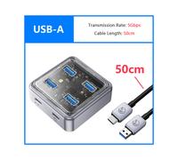 (5 Gbps USB-A 50 cm) Splitter hub USB 3.0 multiporta a 4 porte Docking station USB A tipo C da 10 Gbps