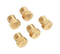 5 getti per bruciatori a gas naturale per kit di conversione GPL, compatibili con 5 bruciatori a gas, ugelli per piano cottura a gas, set filettato M6 x 0,75