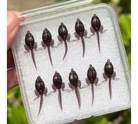 5 girino biomimetico esca morbida 3,9 cm silicone nero esca galleggiante a