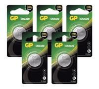5 GP CR2320 Batteria a Bottone Al Litio 1Bl Blister 3V Cina Scadenza 2032