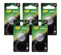 5 Gp Cr2320 Batteria Litio Pulsante 1Bl Blister 3V Cina Scadenza 2032