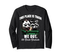 5 ° grado divertente laurea procione opossum We Out Maglia a Manica
