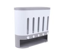 5 griglie da 10 l, contenitore per cereali, contenitore per riso a parete, dispenser per cereali, contenitore da parete