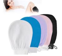 5 Guanti Esfolianti,Guanti Esfolianti Su Entrambi i Lati,Scrubber Doccia,Accessori Da Bagno,Guanti Esfolianti per Doccia,Spa, Massaggi e Rimozione Delle Cellule Morte
