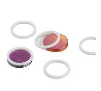 5 guarnizioni in silicone for lenti di messa a fuoco laser CO2, rondelle in silicone da 18, 19,05, 20, 25 mm for lenti di messa a fuoco laser CO2(19.05mm)