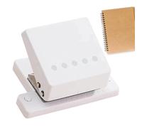 5-Hole Manual Paper Punch | Portable Multi-Functional Handheld Hole Puncher, Non-Slip ABS+Aluminum Office Tool For A4 Sheets, Cards, Planners, Scrapbooking, Binder, Photo Album, DIY Crafts At Home Or