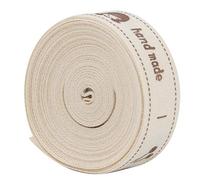 HEEPDD 5 Iarde Nastro Cotone, 1,5 cm Larghezza Nastri Pizzo Rifornimento Pacchetto Nastro Caratteri Fatti a Mano Cotone Naturale per confezionamento Articoli in Confezione (# 2)