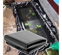 5 impermeabile HDPE stagno Liner flessibile Fish Pond Underlay Facile da tagliare Giardino Pool Membrana 4x4m per il cortile Caratteristiche dell'acqua