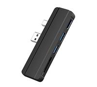 5 in 1 Dual-Port USB3.0 Micro SD SDHC SDXC SD Lettore di Dati Hub USB Dock Station Mini DP a HDMI Converter Adapter per Surface Pro 4/5/6