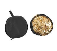 5 in 1 Foldable Reflector | White/Silver/Gold/Black/Gentle Reflectors for Photography & Live Broadcast | Compact Studio Illumination Kit with Storage Bag (60cm)