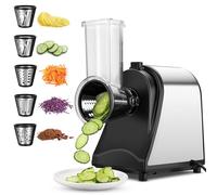 5 in 1 Grattugia Formaggio Elettrica 250W per Insalate
