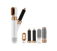 5-in-1 Hair Styling Tool: Curling Iron, Straightener, Brush & Dryer