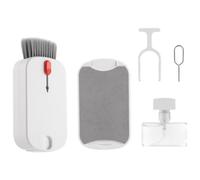 5 in 1 Kit Pulizia, Tutto in Uno Kit Pulizia Tastiera pc Computer Laptop Spazzola Pulisci Schermo, Soft Keyboard Cleaner Brush Multifunzione Polvere Spazzola Estrattore per Tastiera Pulizia