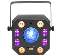 5 IN 1 LED Effetto Luce, Strobo, Sfera di Cristallo, UV, Laser E LED Lavare