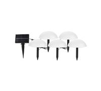 5 In 1 Luci Solari da Esterno per Vialetti, Luci A Emisfero per Giardino, Luci Solari A Cupola per Giardino, Patio, Vialetti, Cortile B