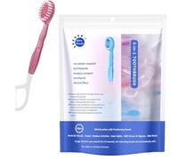 5 in 1 Mini Travel Toothbrush, Disposable Multi-Functional Oral Care Set Tool 4 Flavors, Portable Multi-Functional 5 in 1 Toothbrush