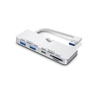 5 In 1 per USB 3.0 HUB con Lettore di Schede USB3.0 PD TF/ Splitter USB per OS X 10.6 e Versioni Successive Dal 2012 al 2019